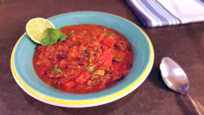 Vegan Leek And Bean Chilli