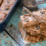 grain free breakfast granola bars stack