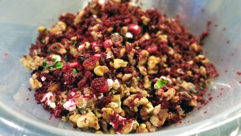 Beetroot Walnut And Feta Burger Mix