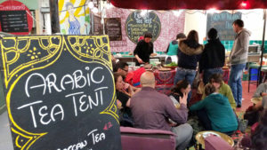 Arabic tent Fusion Sundays market