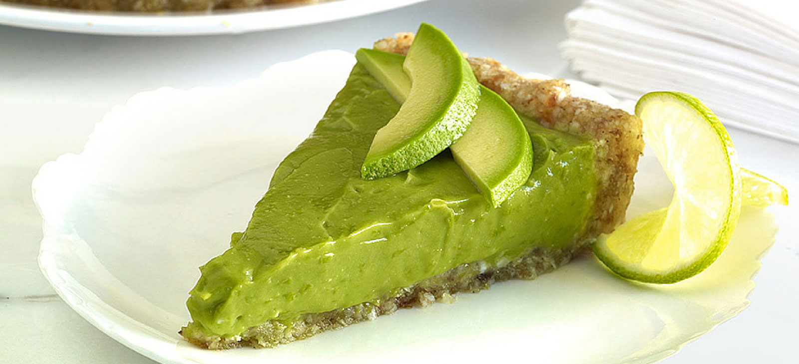 Avocado Lime Tart