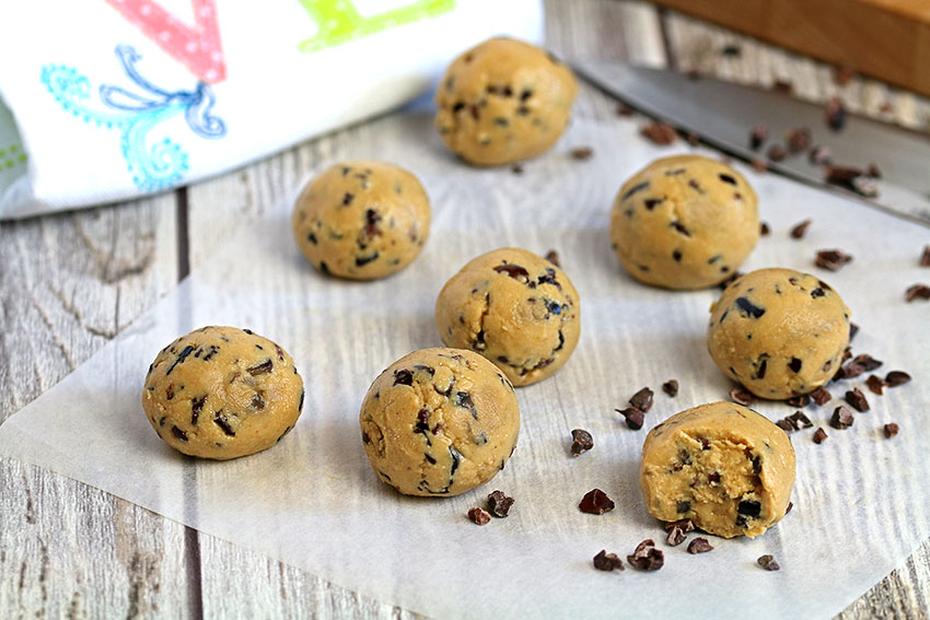 cookie dough balls