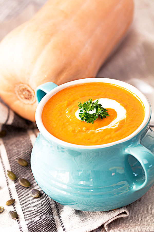 Pumpkin Soup With Coconut Milk