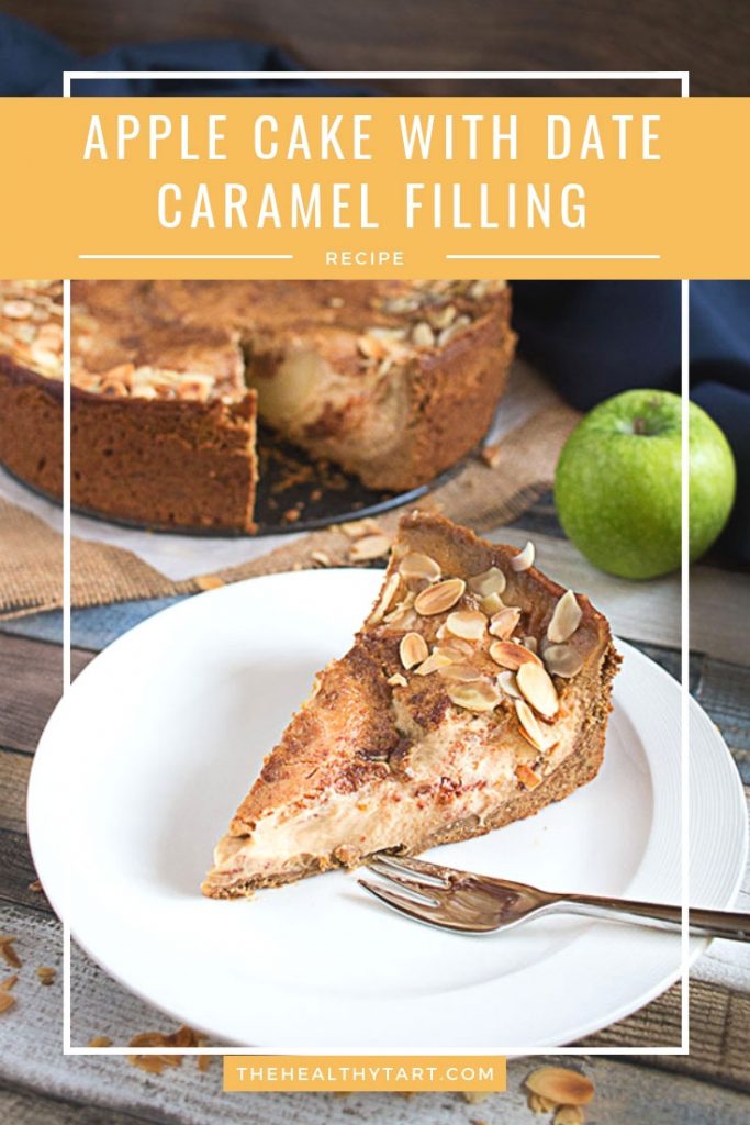 Apple Cake With Date Caramel Filling The Healthy Tart
