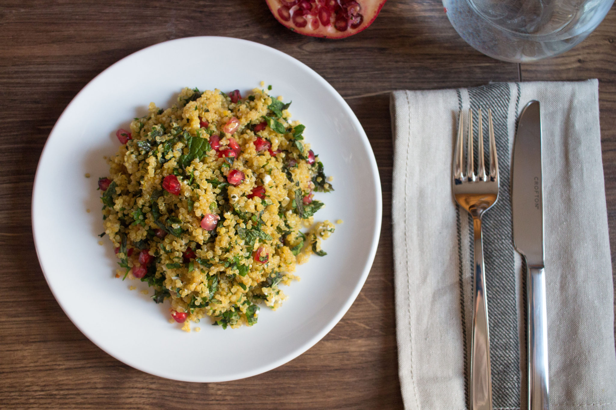 Middle Eastern Pomegranate Quinoa