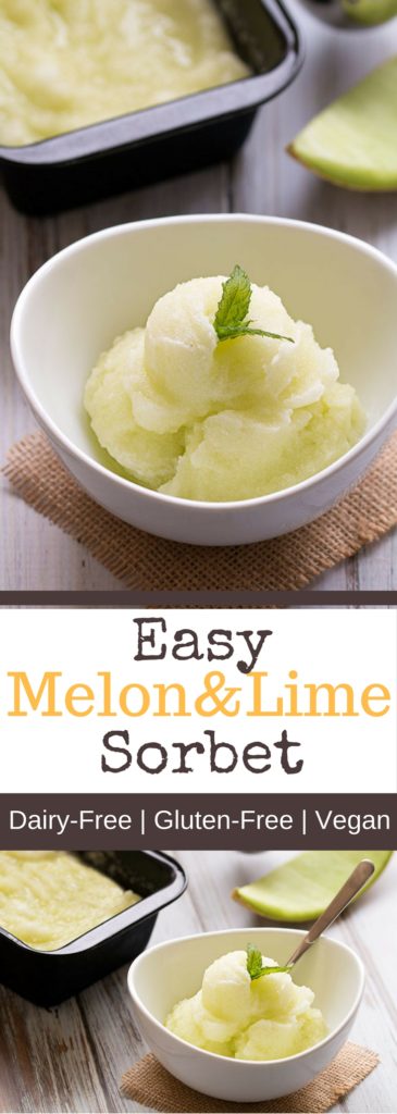 Easy Melon and Lime Sorbet 