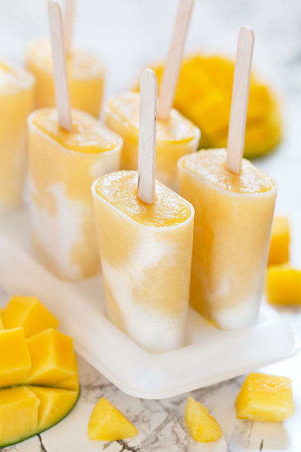 Mango Coconut Ice Cream