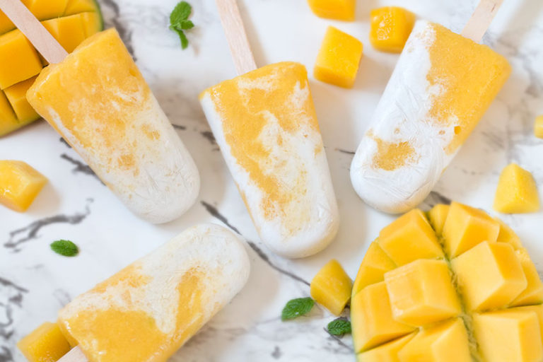 Vegan Mango Coconut Ice Cream - The Healthy Tart