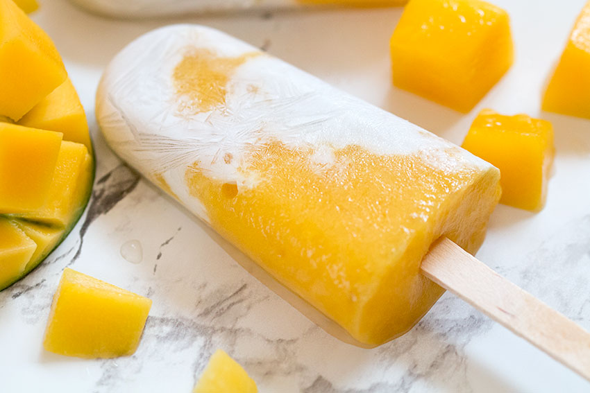 Mango Coconut Ice Cream