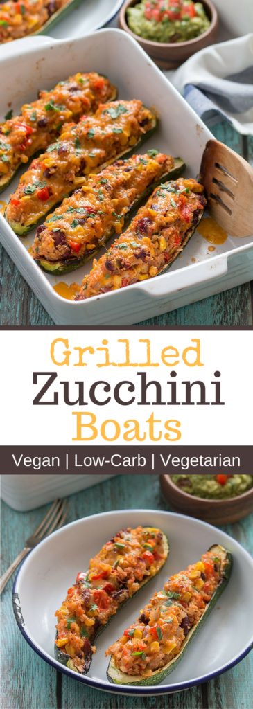 Grilled Zucchini Boats