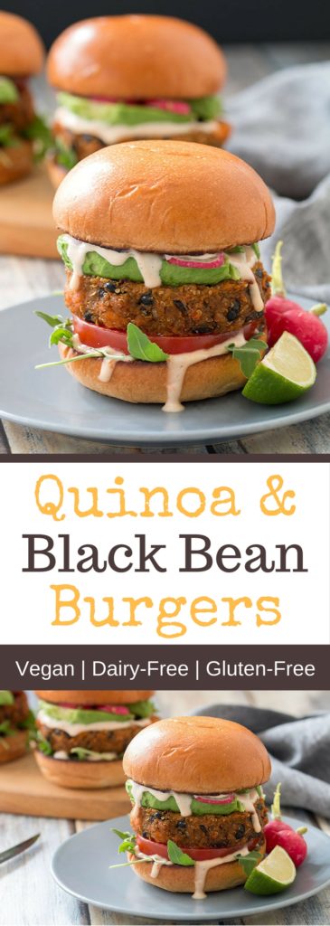 Quinoa & Black Bean Burgers