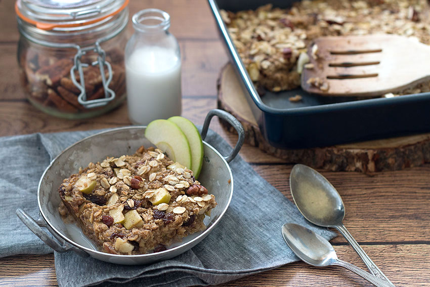 Apple & Cinnamon Baked Oatmeal With Natural Protein