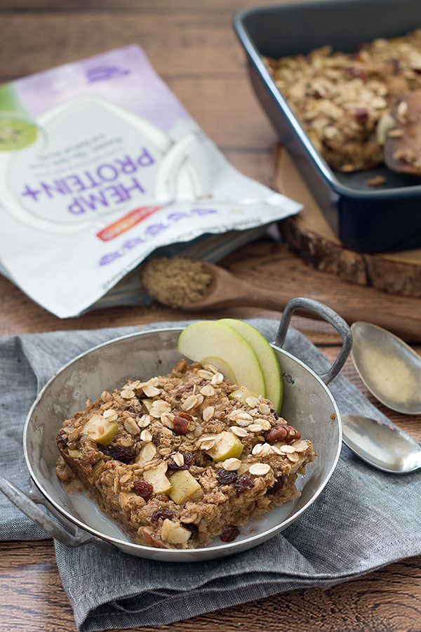 Baked Protein Oatmeal with protein The Healthy Tart