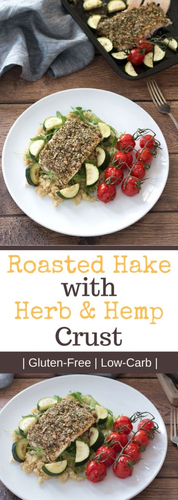 Roasted Hake With Hemp & Herb Crust
