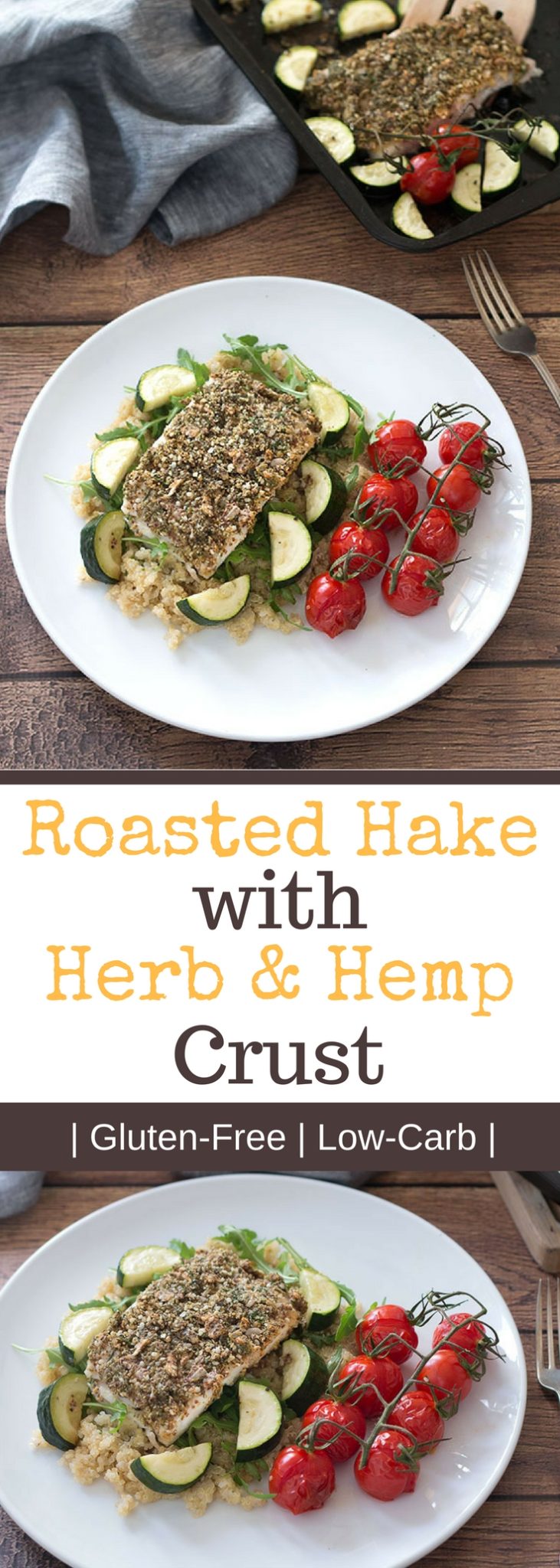 Roasted Hake With Hemp & Herb Crust The Healthy Tart