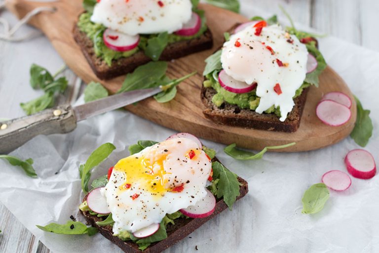 Avocado & Poached Egg on Rye Sourdough Toast The Healthy Tart