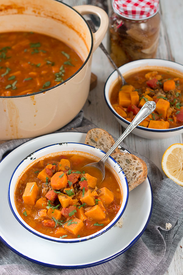 Moroccan Spiced Sweet Potato And Lentil Soup The Healthy Tart   Moroccan Spiced Sweet Potato And Lentil Soup Portrait 