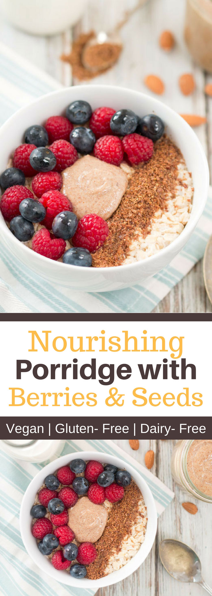 Nourishing Porridge with Berries and Seeds