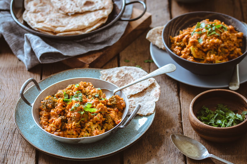 Best Red Lentil Dahl With Broccoli