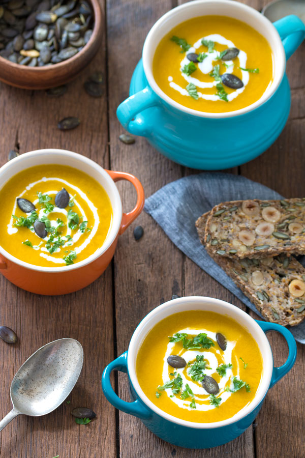 Easy Sweet Potato & Apple Blender Soup