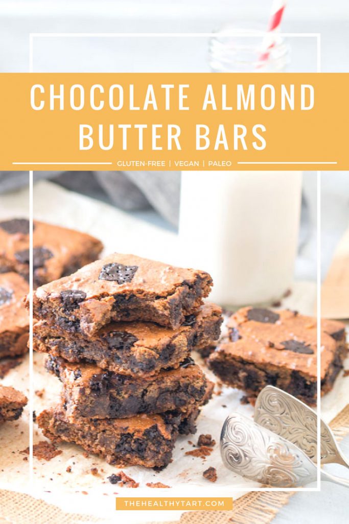 Chocolate Almond Butter Bars The Healthy Tart
