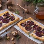 Beetroot and Goats Cheese Tart