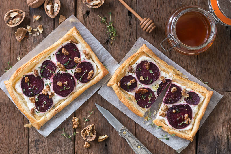 How to make Beetroot and Goats Cheese Tart