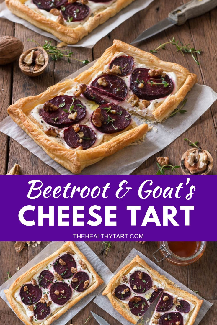 Beetroot And Goat's Cheese Tarts The Healthy Tart