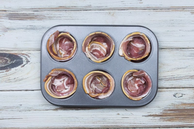 Apple and Bacon Egg Muffins bacon