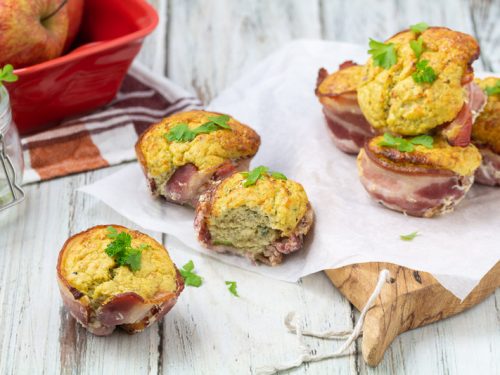 Apple and Bacon Egg Muffins