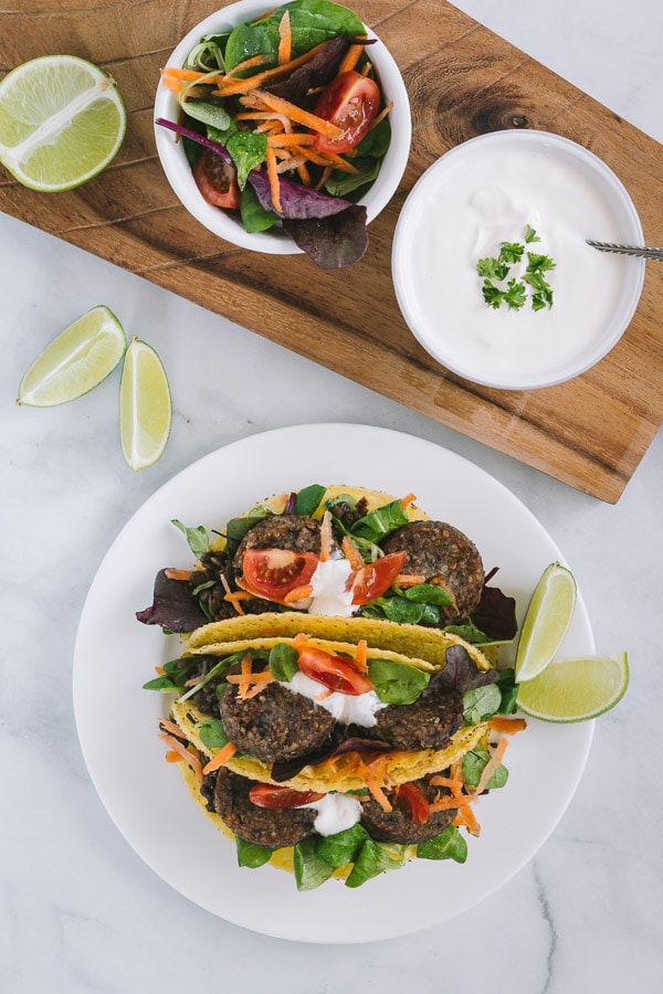 Vegan Veggie Pudding Tacos