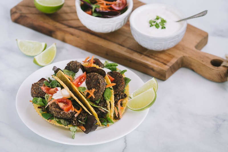 Vegan Veggie Pudding Tacos