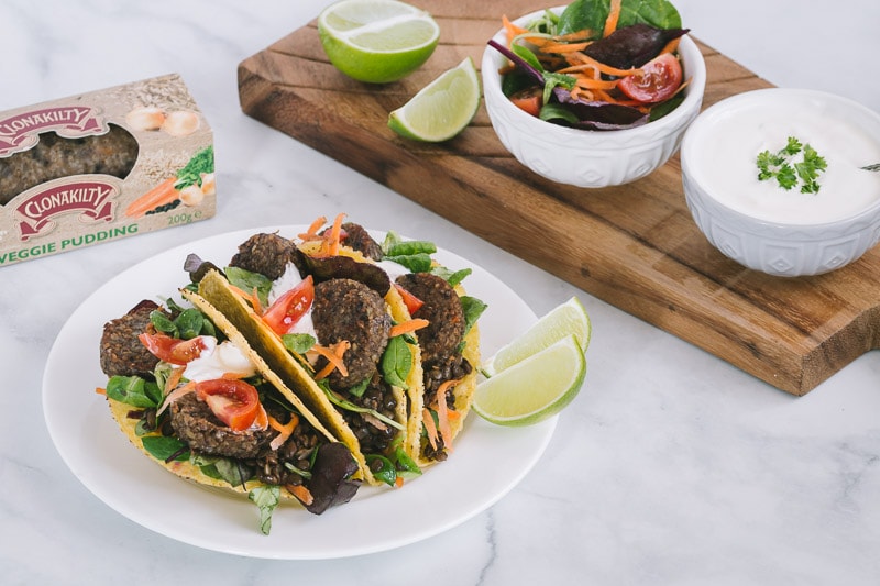 Vegan Veggie Pudding Tacos