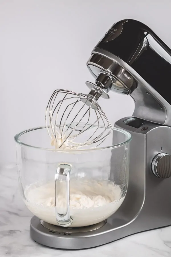 Whipped cream in Kenwood Kmix
