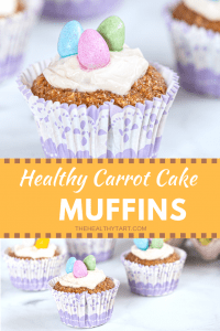 Healthy Carrot Cake Muffins