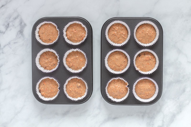 Healthy Carrot Cake Muffins Dough