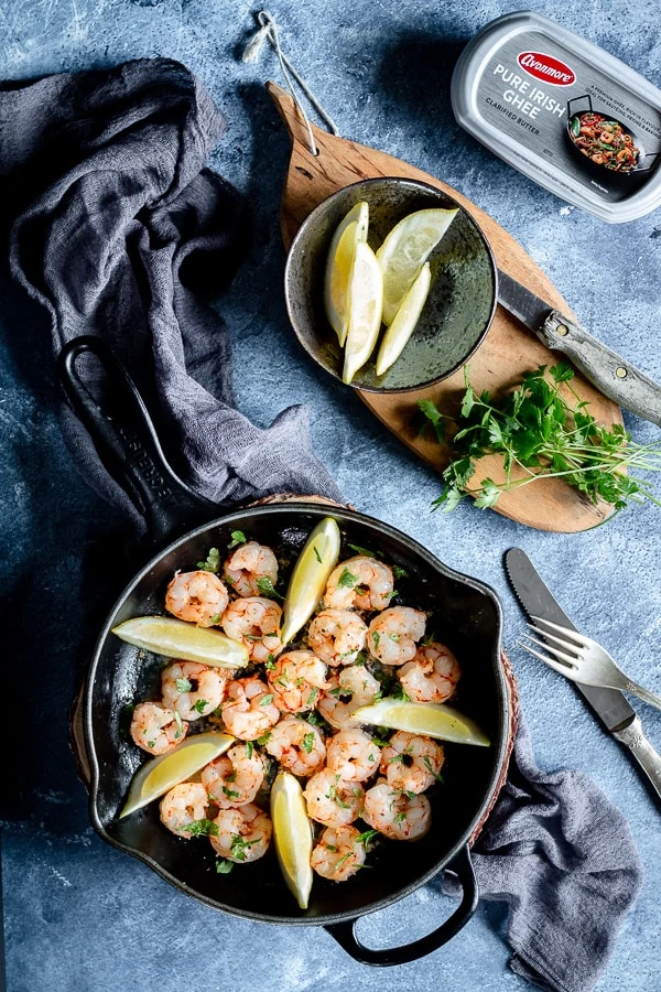 Garlic Ghee Prawns