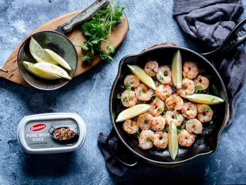 Garlic Ghee Prawns